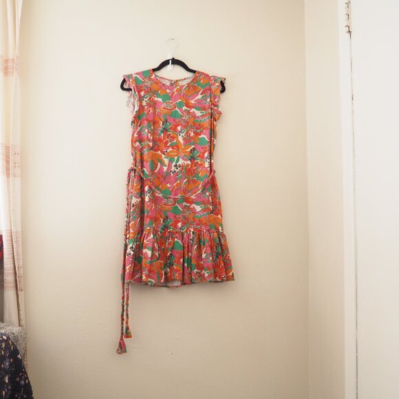 Marine Layer Layne Vintage Floral Mini Dress sz M - Picture 4 of 10